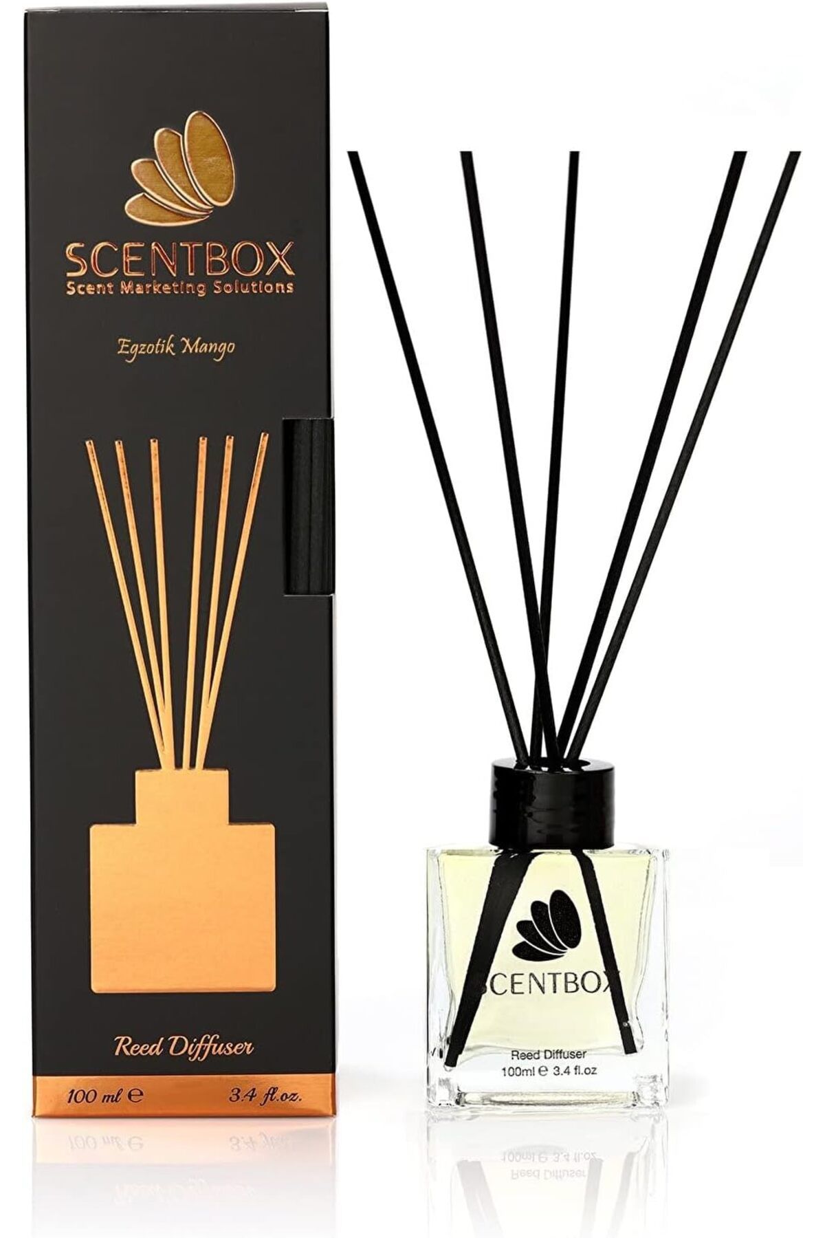 NcK Egzotik Mango Reed Diffuser 100 Ml Bambu Çubuklu Oda Kokusu