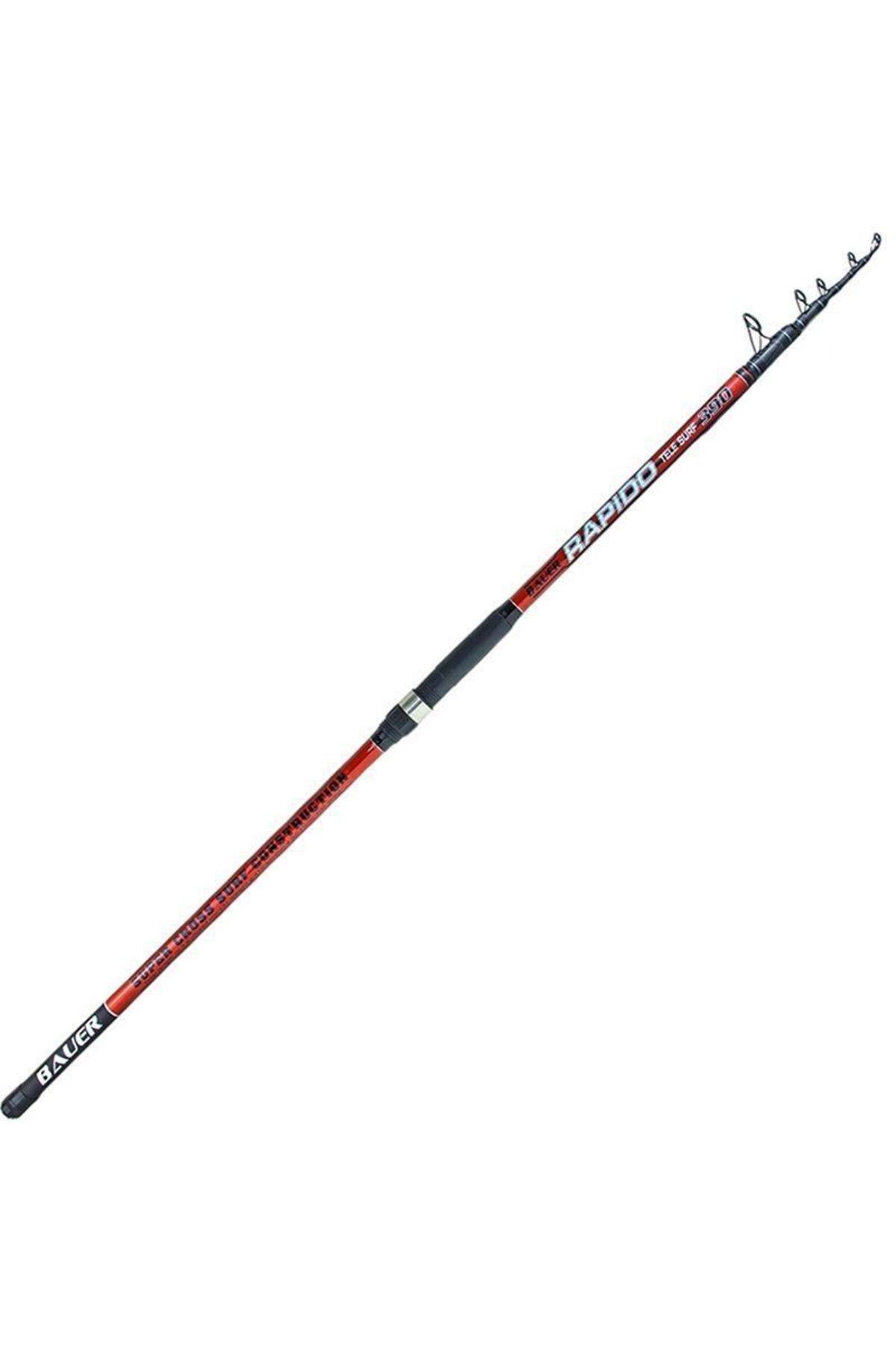 BAUER Rapido Teleskobik 420cm Surf Olta Kamışı 100-200gr atarlı