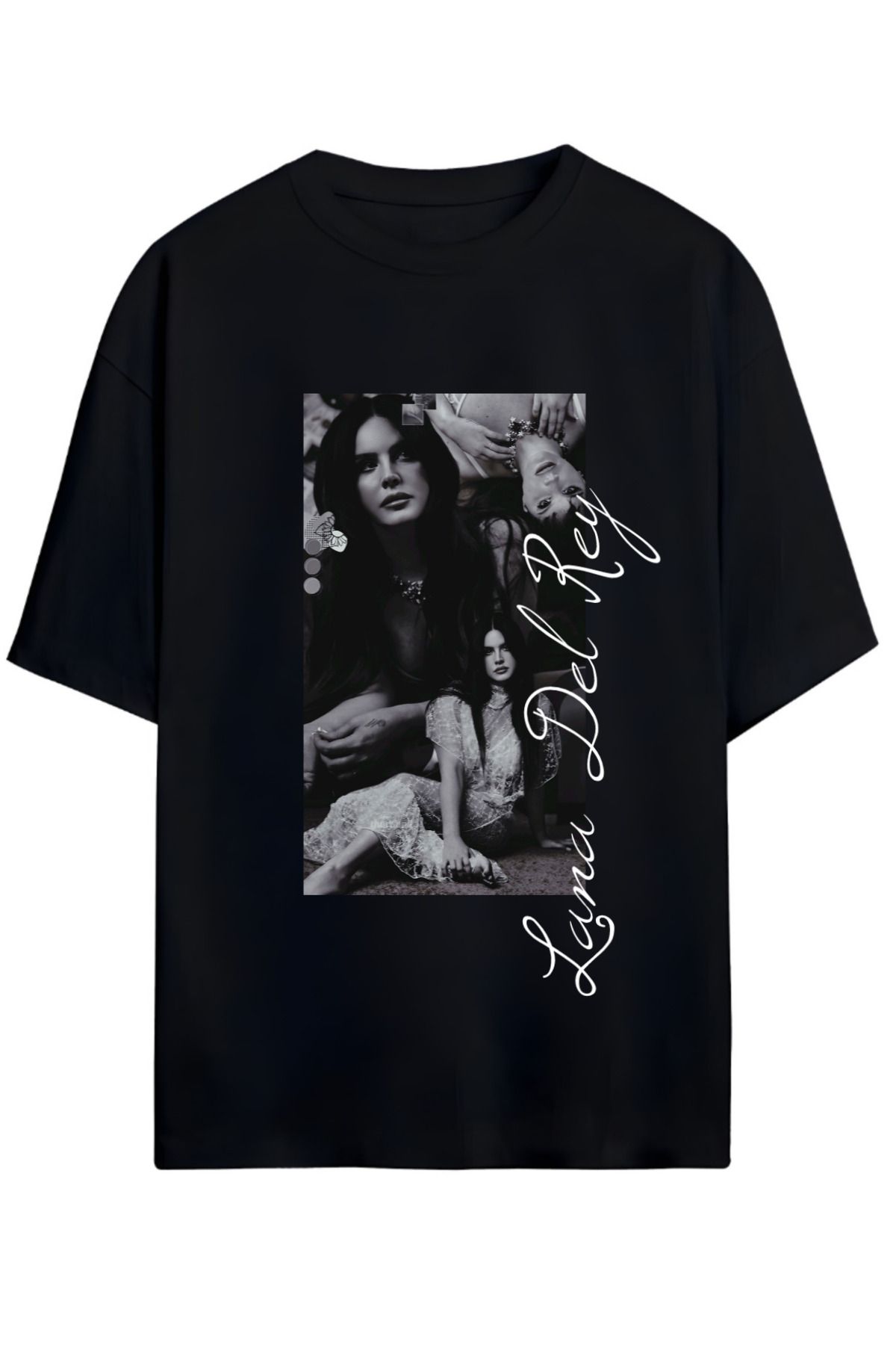 MAGORS LANA DEL REY TASARIMLI UNISEX YENİ SEZON OVERSIZE PAMUKLU  T-SHIRT