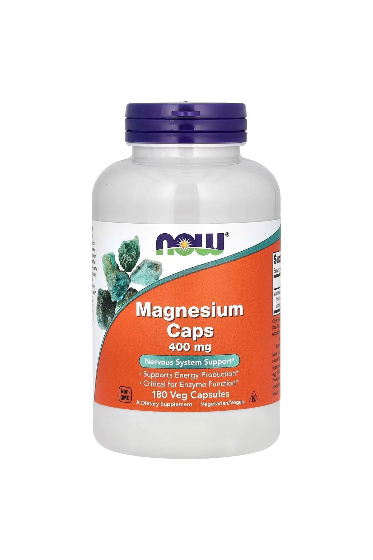 Now Foods Magnezyum Caps 400mg 180 Veg. Kapsül.usa menşei. dmmedicine'den