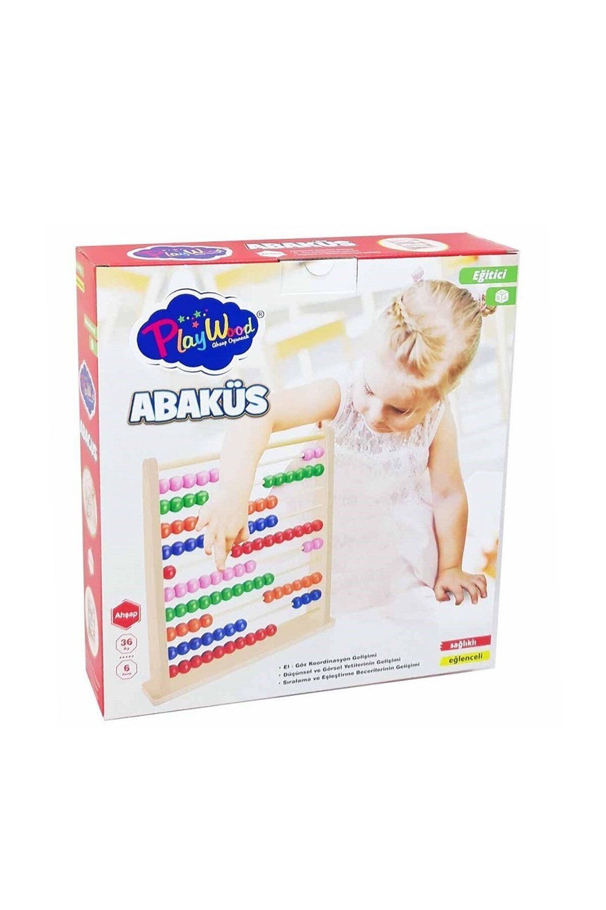 NillyToys ONY-378 Ahşap Büyük Abaküs -Onyıl