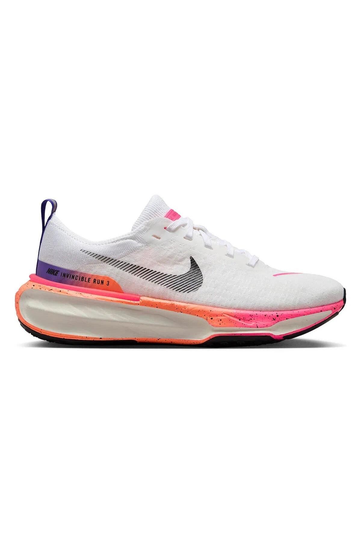 Nike Zoomx Invincible Run Flyknit 3 Road Running Unisex Koşu Antrenman Ayakkabısı Beyaz