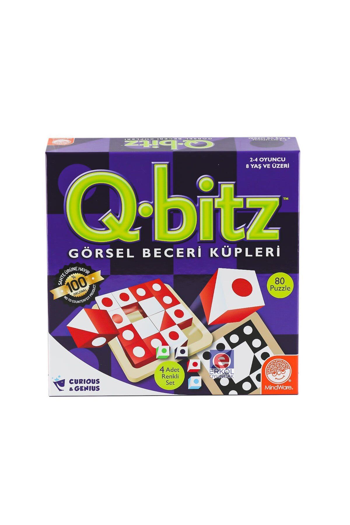 NillyToys ZMK-44002 Mind Q-Bitz Görsel Beceri Küpleri