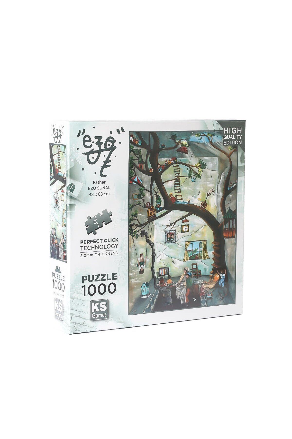 NillyToys 20731 Father-Ezo Sunal 1000 Parça Puzzle -KS Puzzle