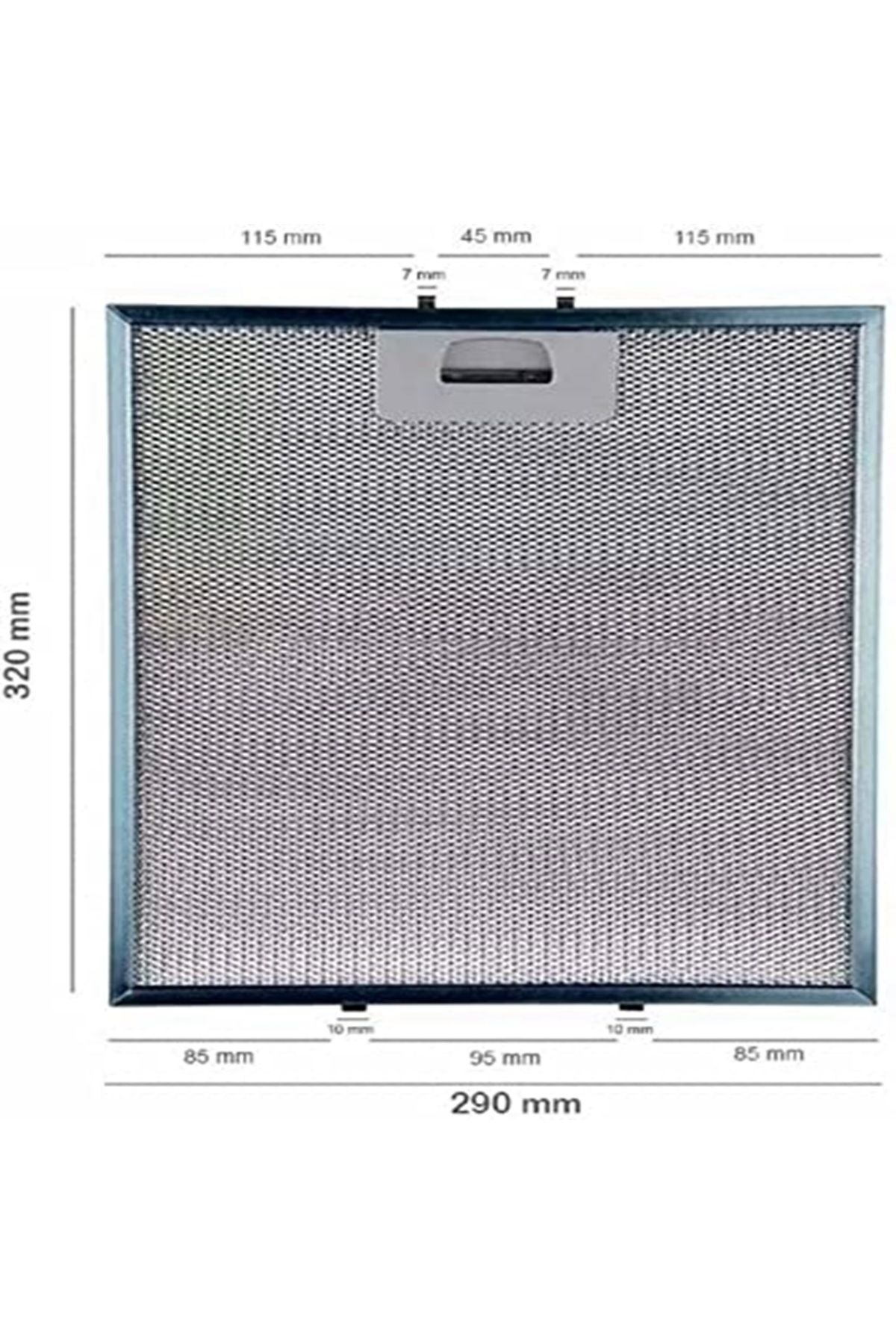 HGNM E Trading 2 Adet 40472718 - Aspiratör Davlumbaz Yağ Filtresi, 320 x 290 mm, Teka DE70, DB70, CWX108.900,  L8