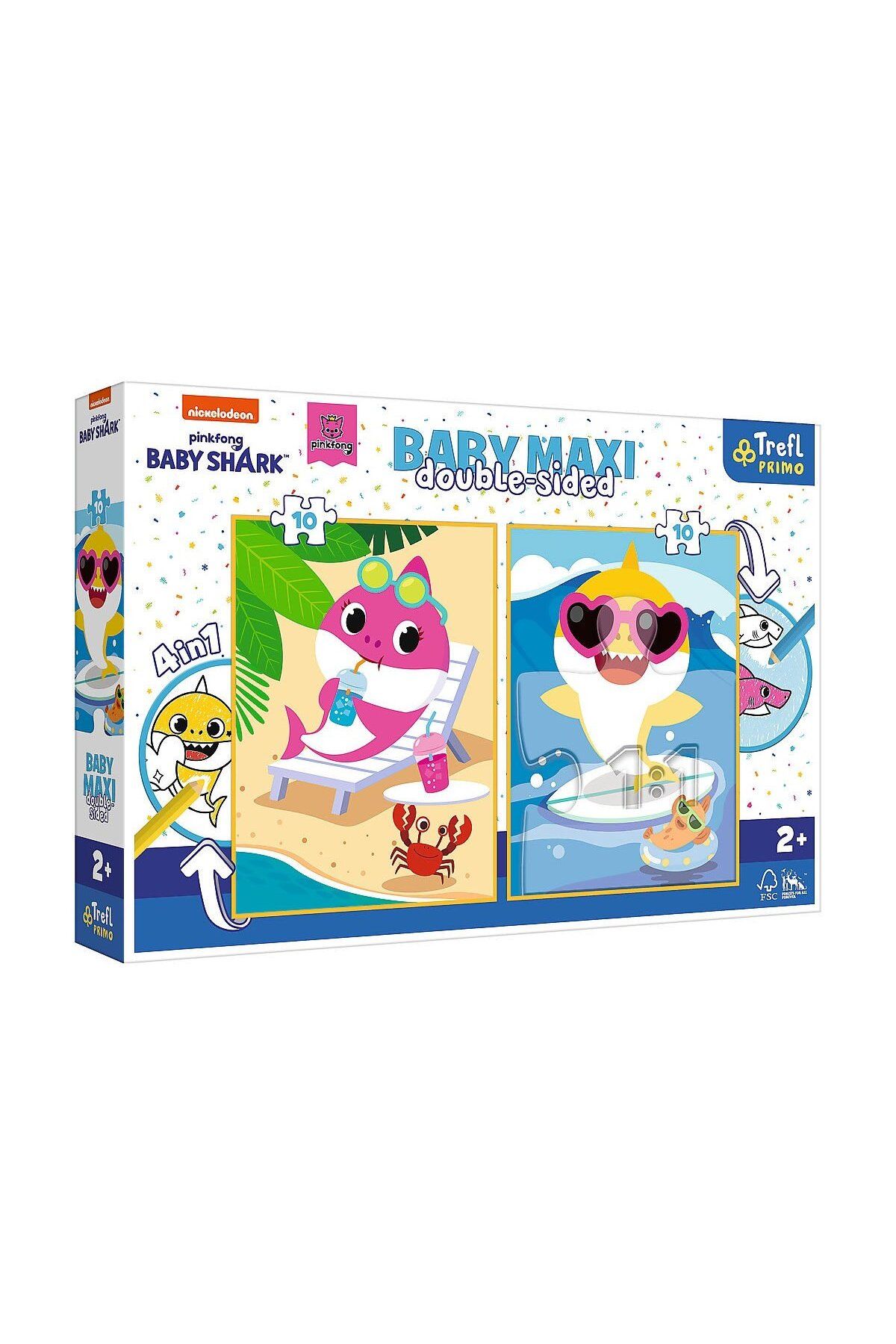 NillyToys PUZZLE-43005 Baby Puzzle 2x10