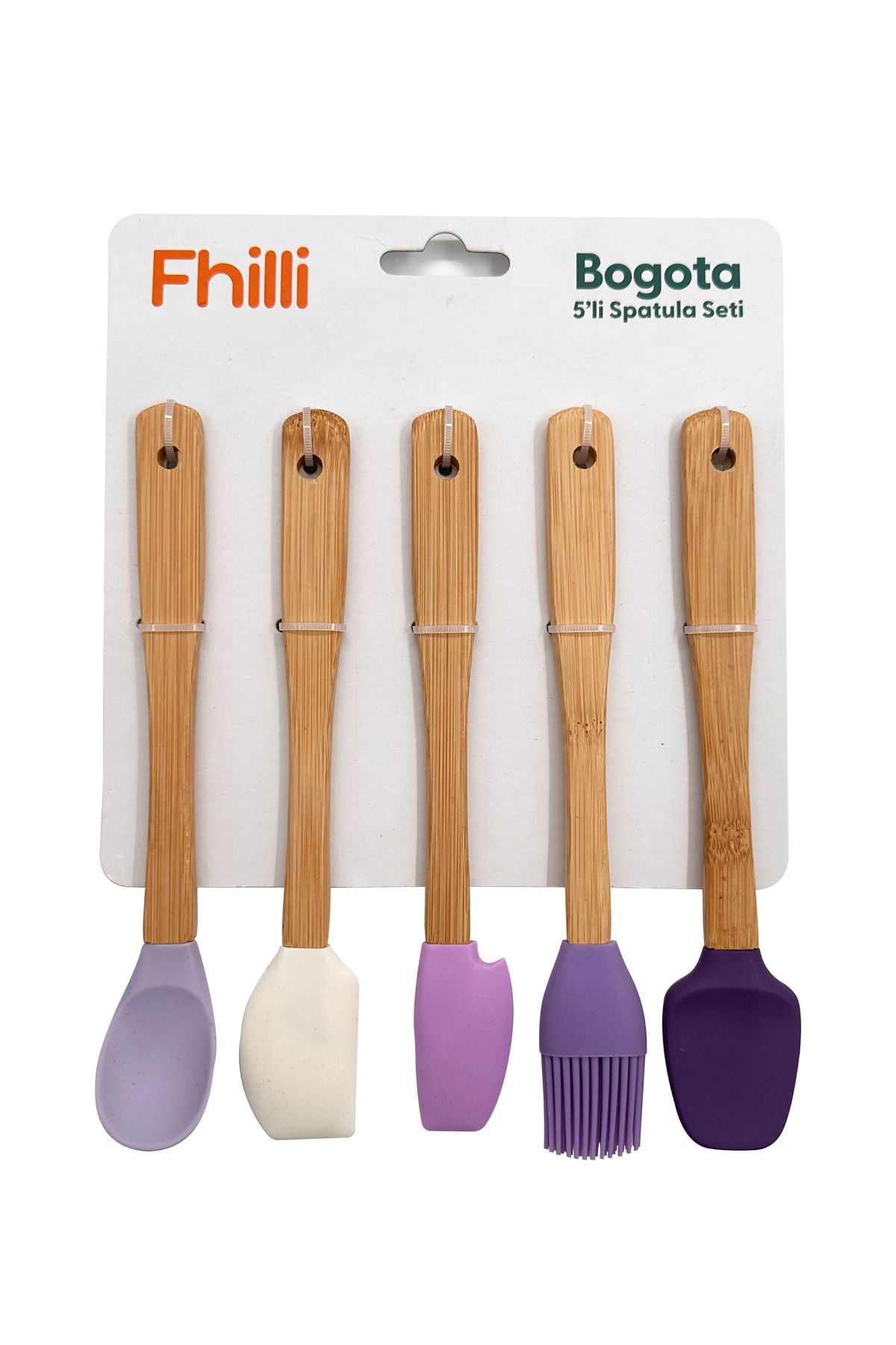 Fhilli Bogota  - 4'lü Silikon Spatula Seti 21 cm