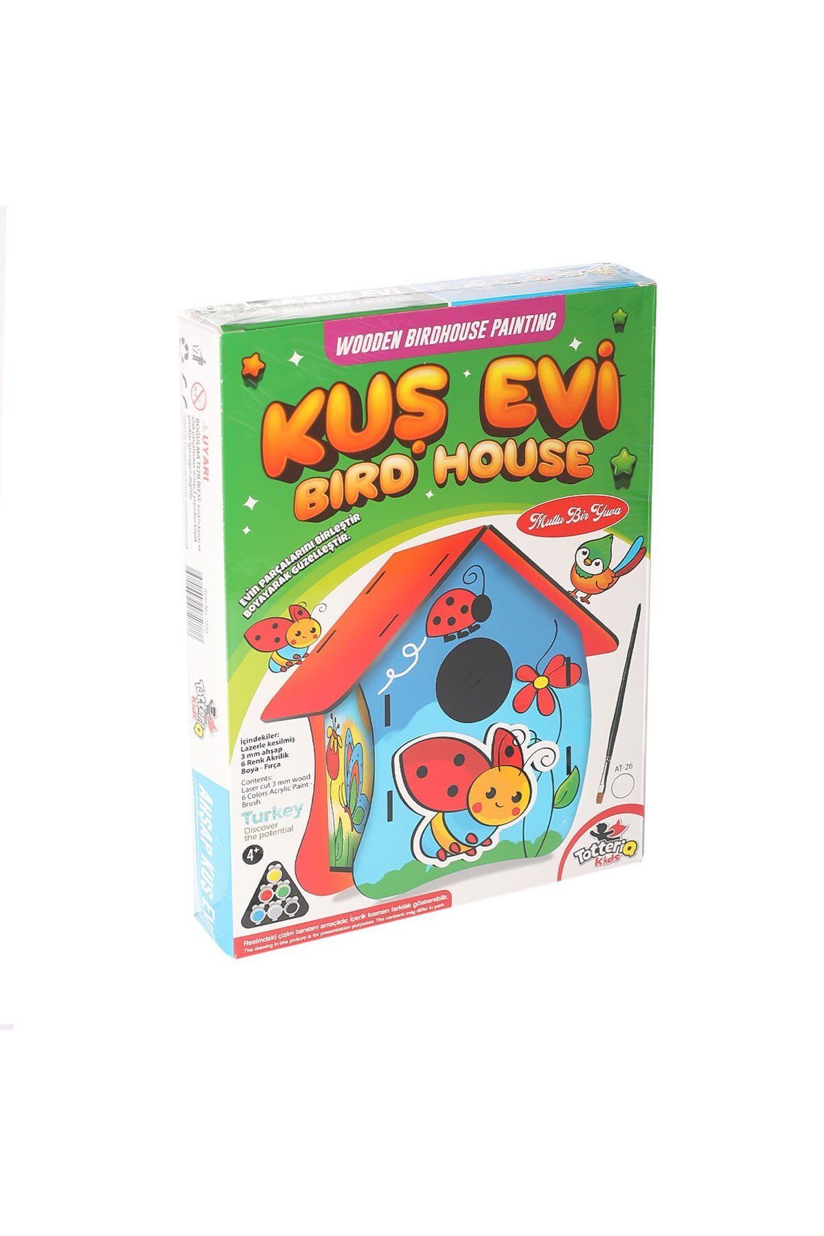 NillyToys 2788 Ahşap Kuş Evi -Totteriq