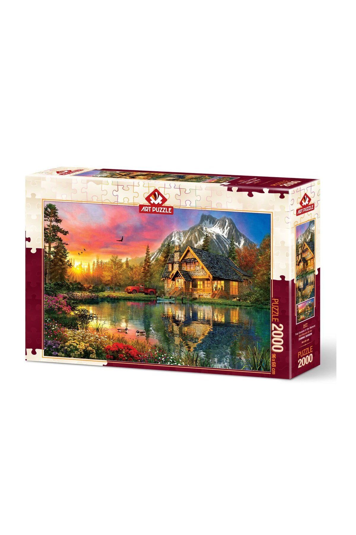 NillyToys 5477 Dört Mevsim Bir An 2000 Parça Puzzle -Art Puzzle