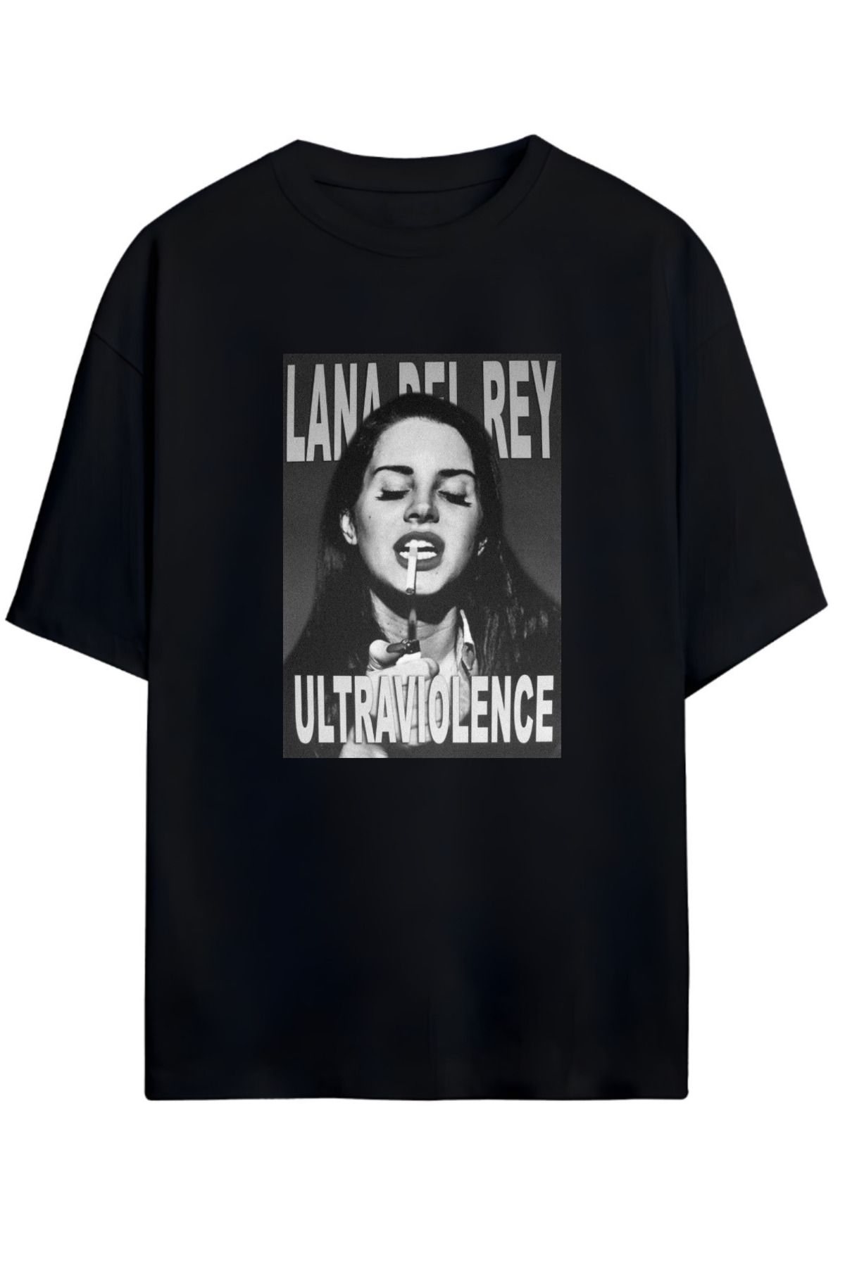 MAGORS LANA DEL REY TASARIMLI UNISEX YENİ SEZON OVERSIZE PAMUKLU  T-SHIRT