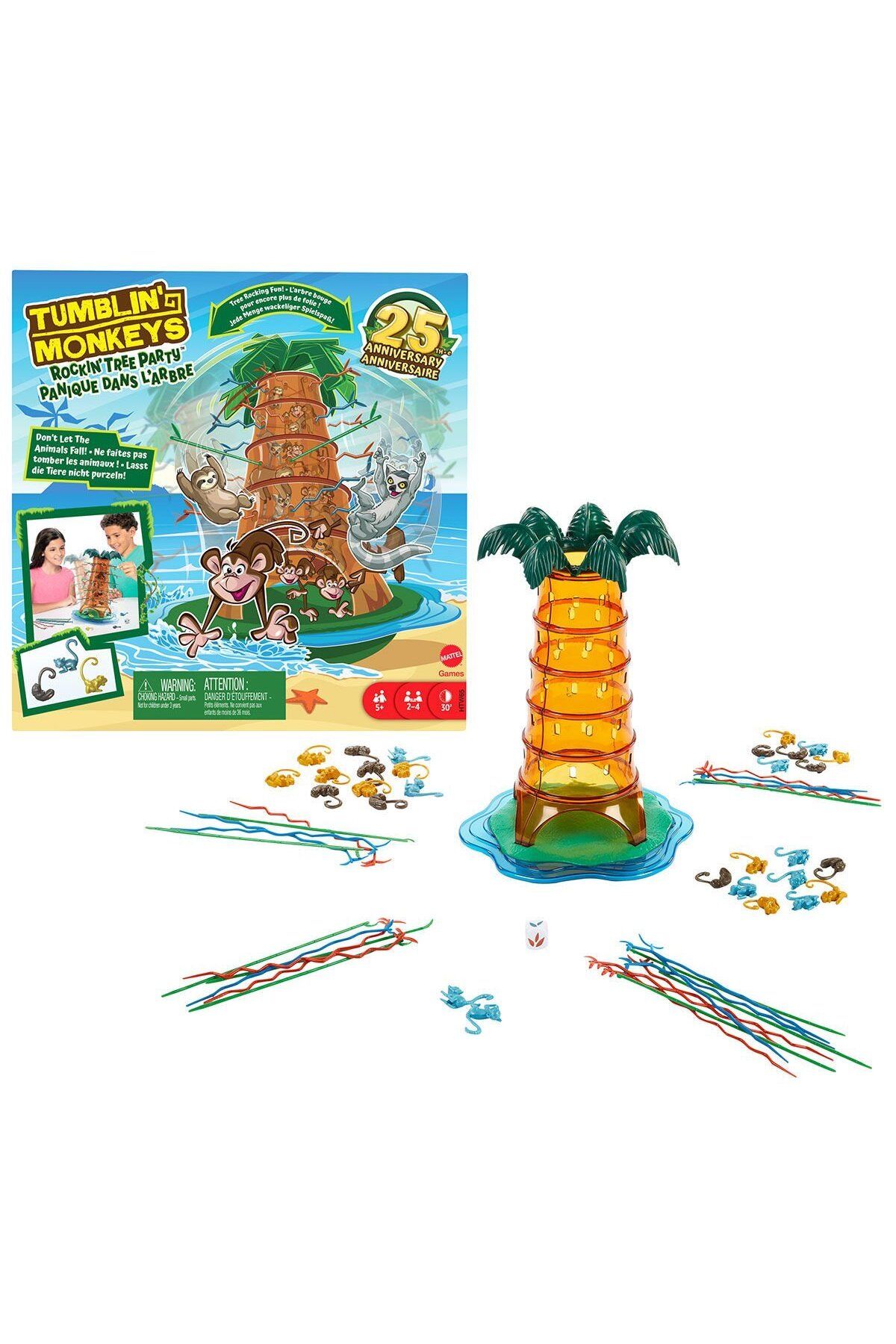 NillyToys HTW65 Tumblin' Monkeys 25. Yıl Özel Kutu Oyunu