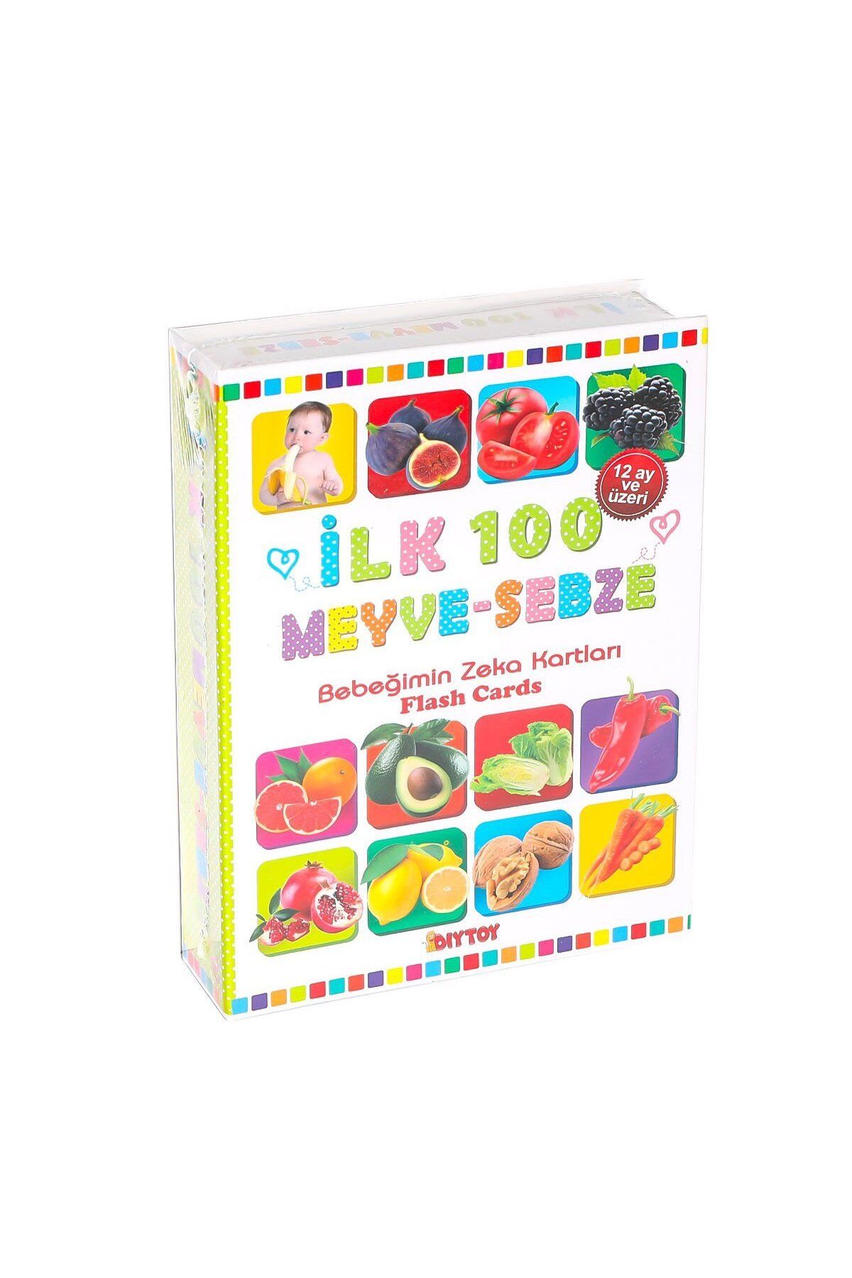 NillyToys 1765 FLASH CARD İLK 100 MEYVELER EĞİTİCİ KARTLAR