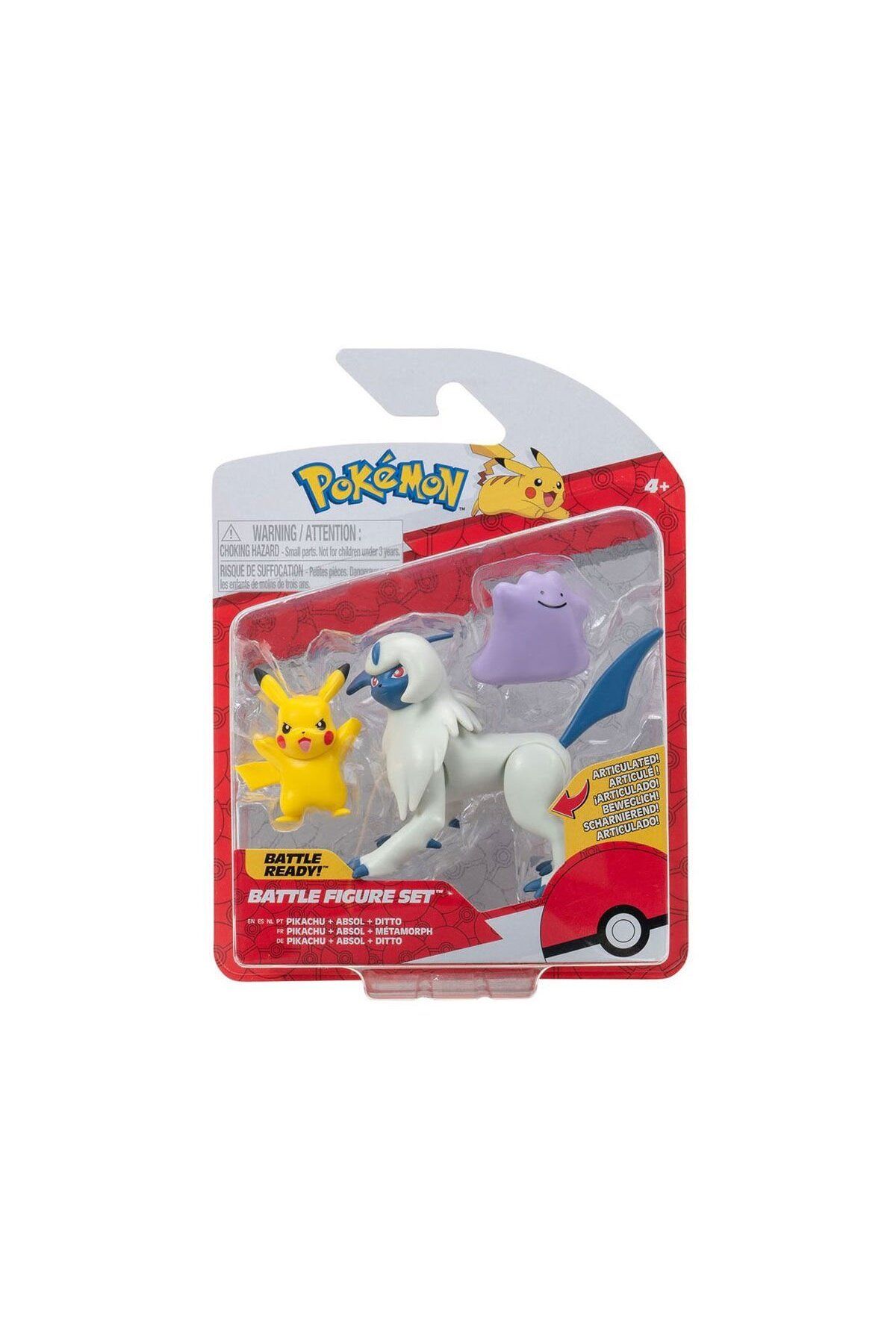 NillyToys POK 95155-R Pokemon Battle 3Lü Figür Seti