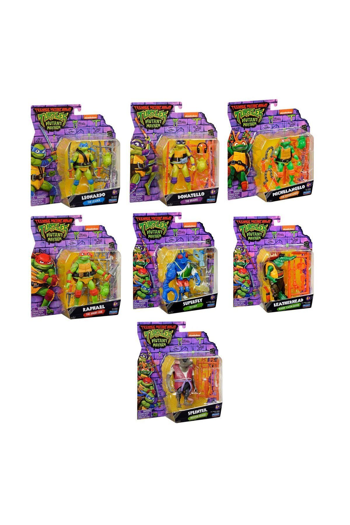 NillyToys TU805000 TMNT Ninja Kaplumbağalar Aksiyon Figürü - 83269 - TU805100