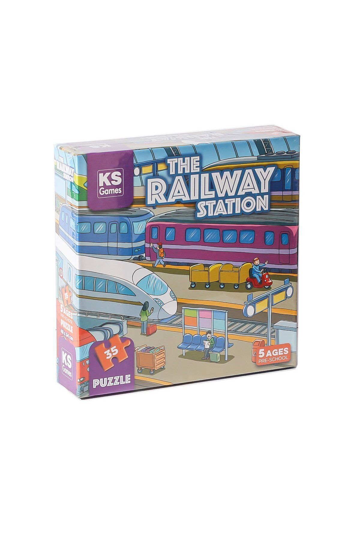 NillyToys PRS 32712 The Railway Station Pre School Puzzle -Ks Puzzle