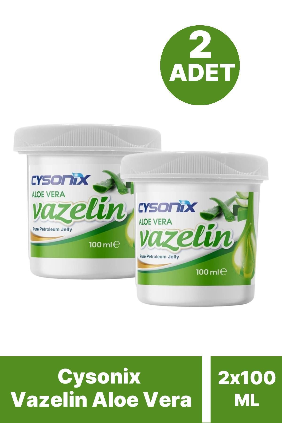 CYSONIX Vazelin Aloe Vera 100 ml 2 ADET