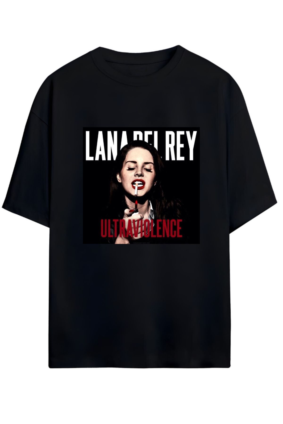 MAGORS LANA DEL REY TASARIMLI UNISEX YENİ SEZON OVERSIZE PAMUKLU  T-SHIRT