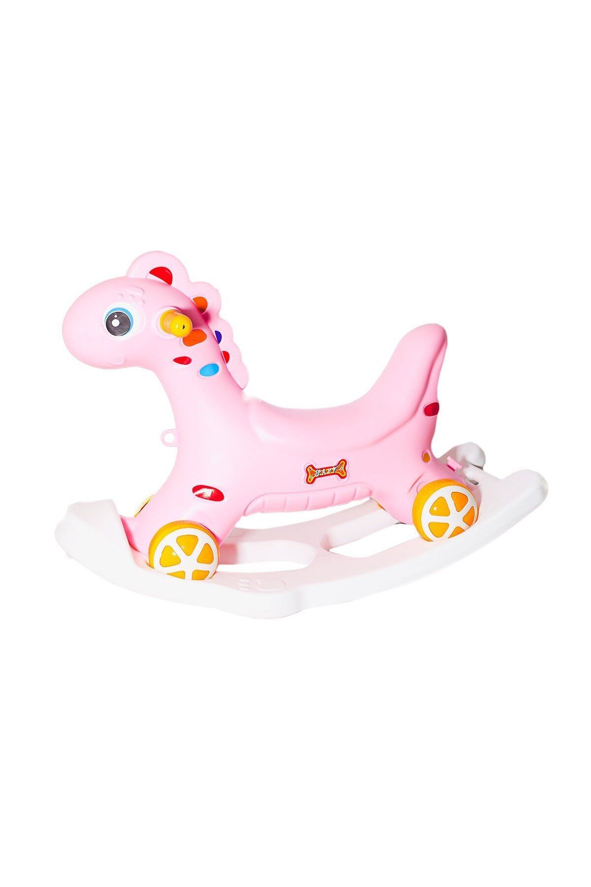 NillyToys 732 SALLANAN DİNO PEMBE AT