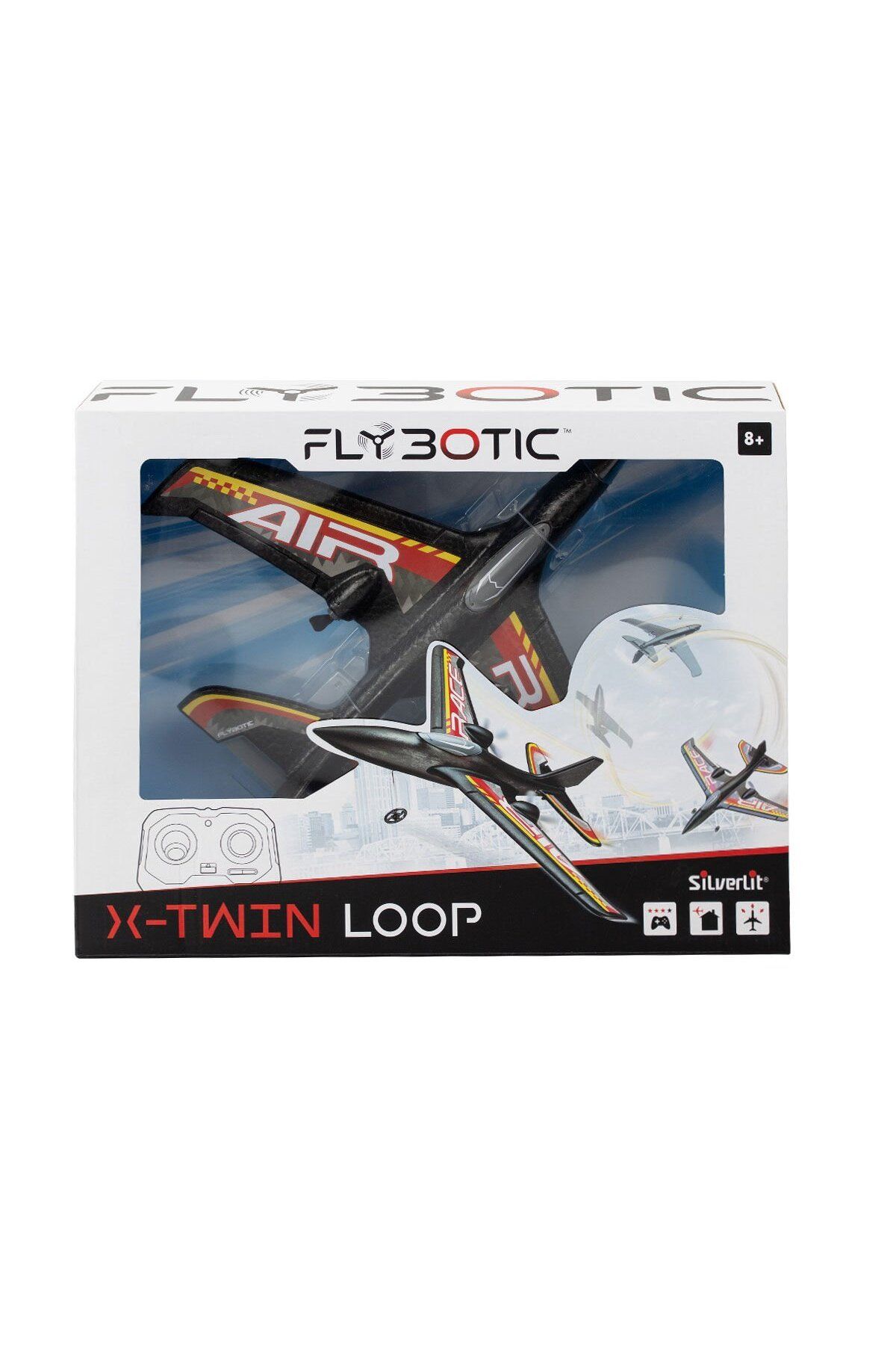 NillyToys SIL 85742 X-Twin Loop Kumandalı Uçak -Necotoys