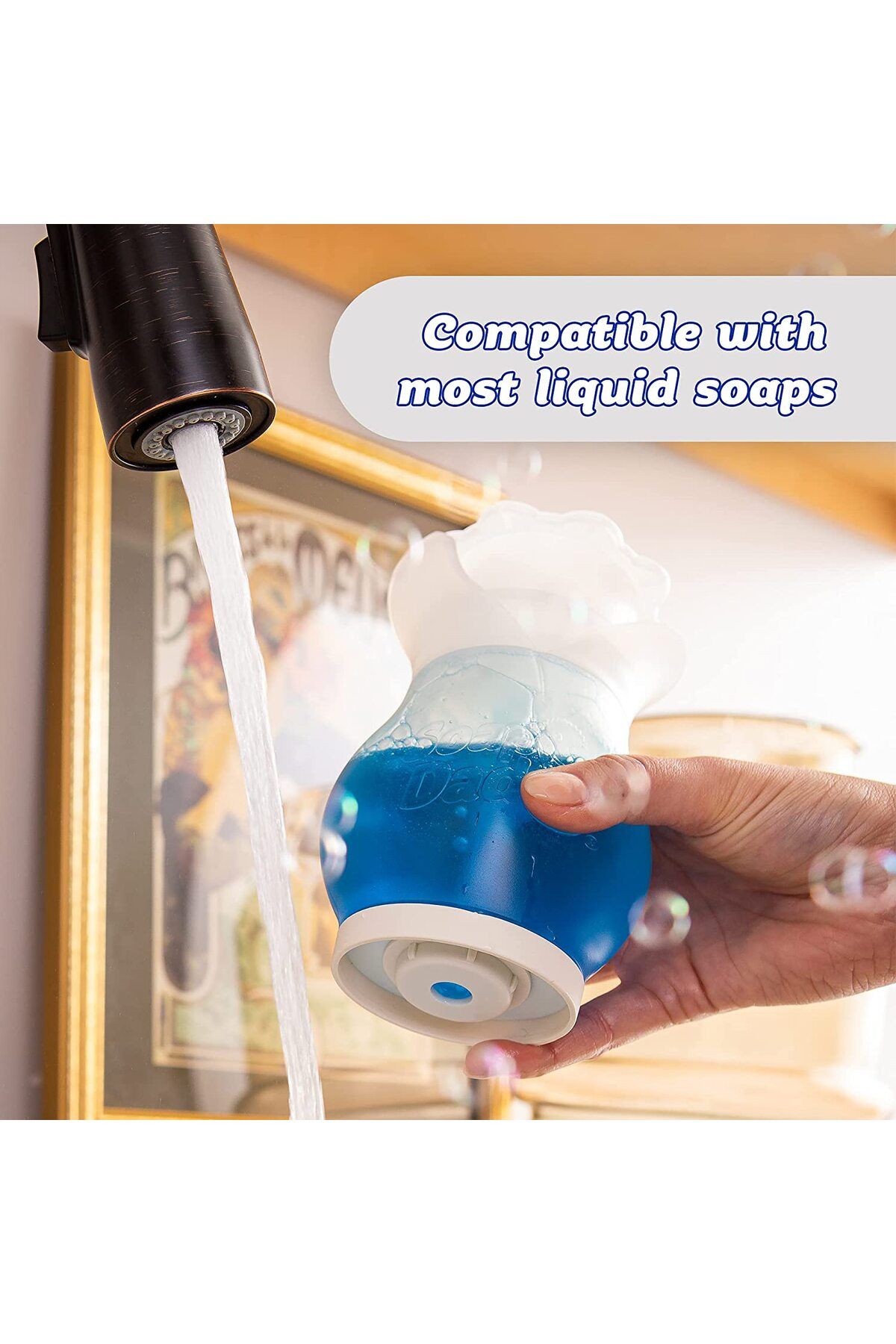 Scrub Daddy-Soap Daddy Dual Action Soap Dispenser White 8