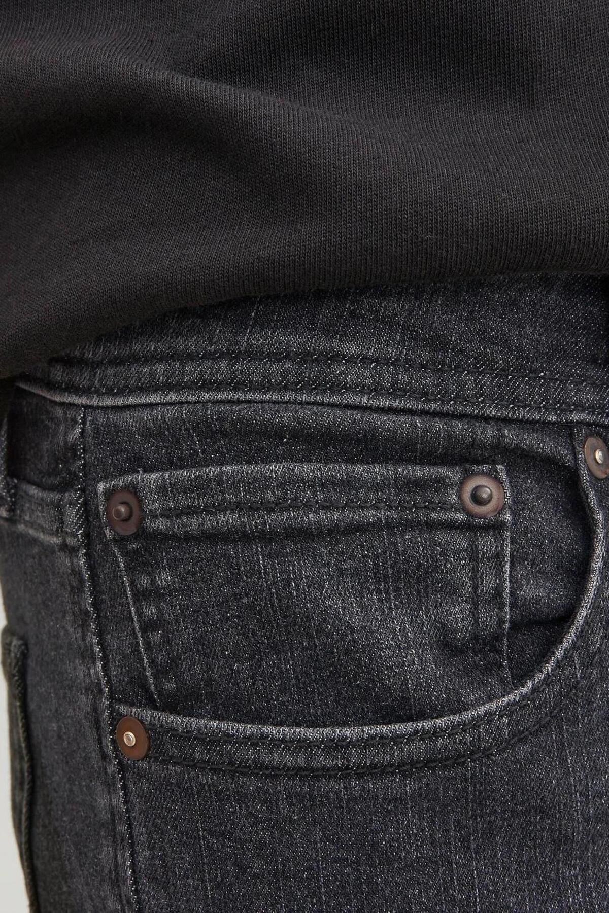 شلوار جین مردانه راسته فاق نرمال | جک اند جونز Jack & Jones 12243595 - تصویر 4