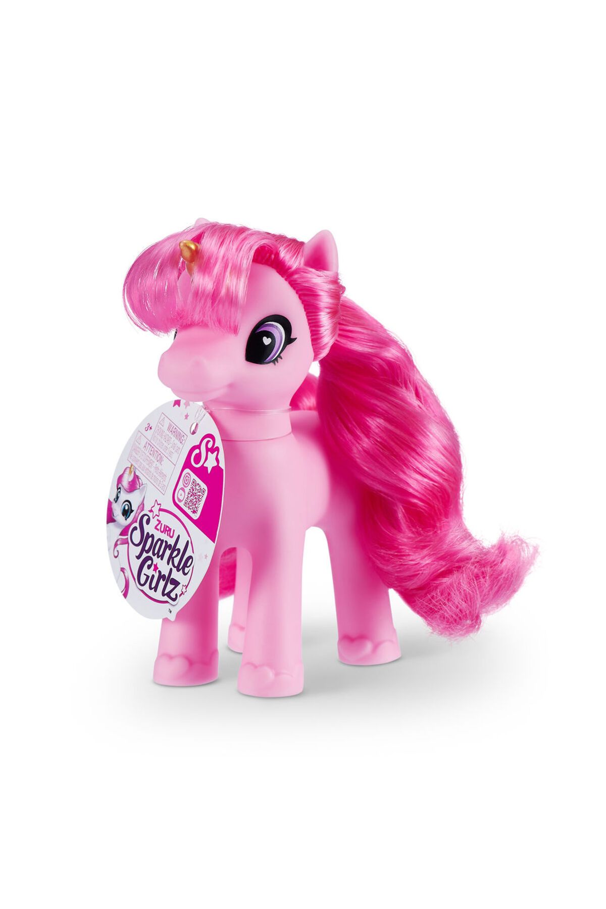 GIOCHI PREZIOSI Sparkle Girlz Bebek Unicorn 100369 Pembe Saçlı Pembe Unicorn