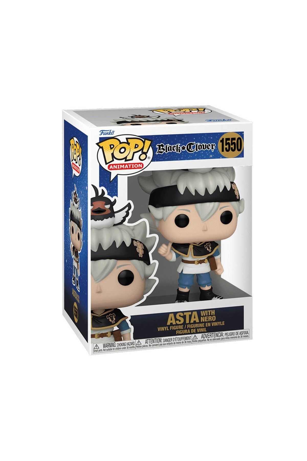 NillyToys 72115 Funko POP Animation: Black Clover - Asta with Nero