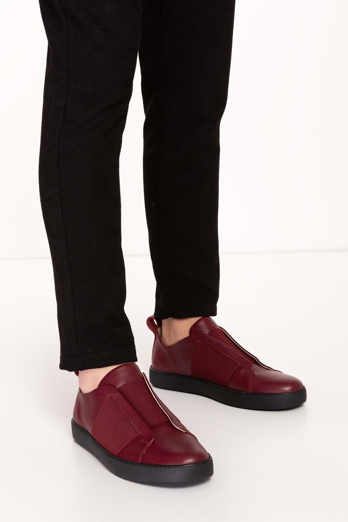 Gondol-Men's Genuine Leather Elastic Easy Wear Shoes Tx.7740 2