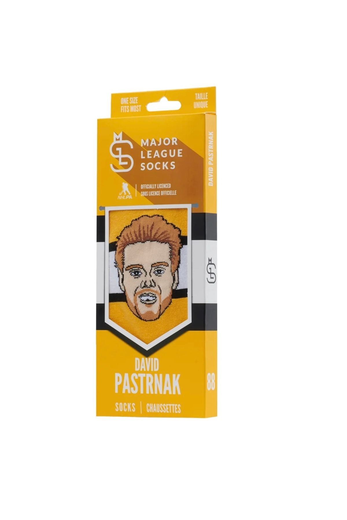 Happy Socks İthal Özel Seri Unisex Renkli Çorap -David Pastrnak Player - Crew Socks