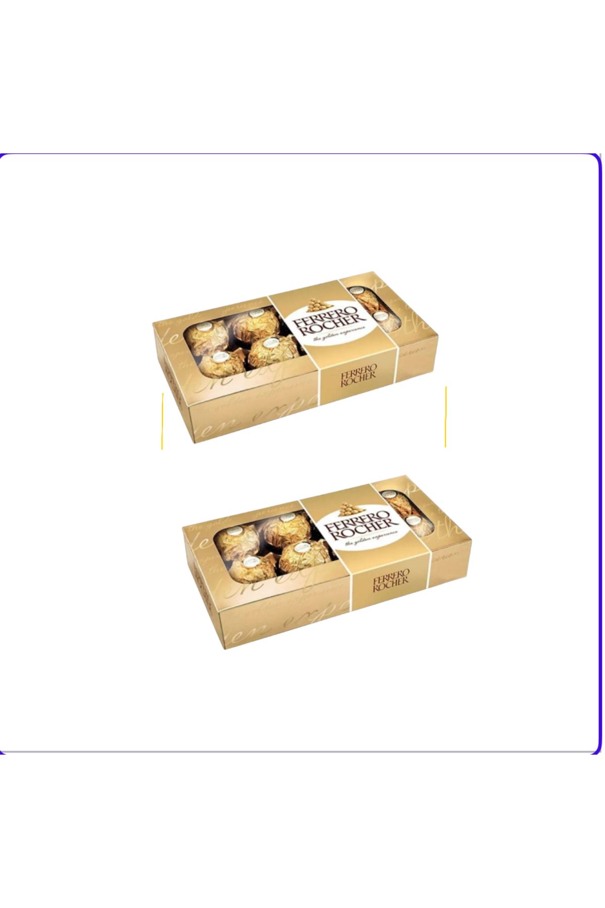 Ferrero Rocher Fındıklı Çikolata 100 gr X 2 Paket