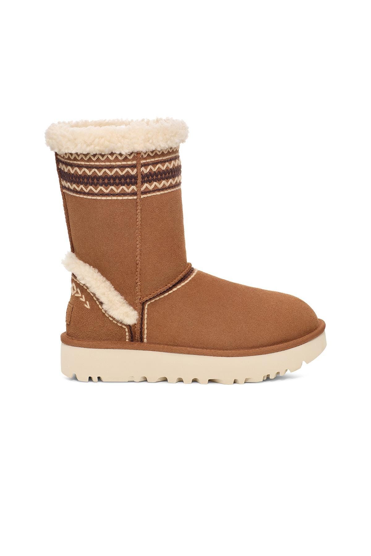 UGG W CLASSIC SHORT ATHERSON CHESTNUT (TABA) 1158312