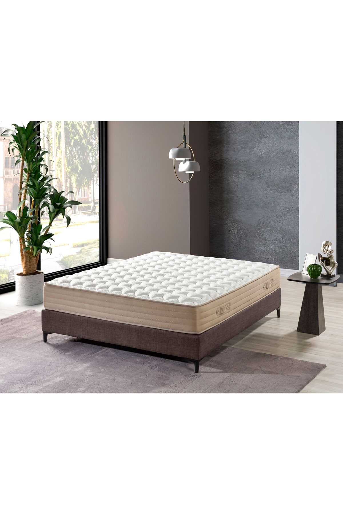 BED LİNE Super Bamboo Line Paket Yaylı Full Ortapedik Yatak