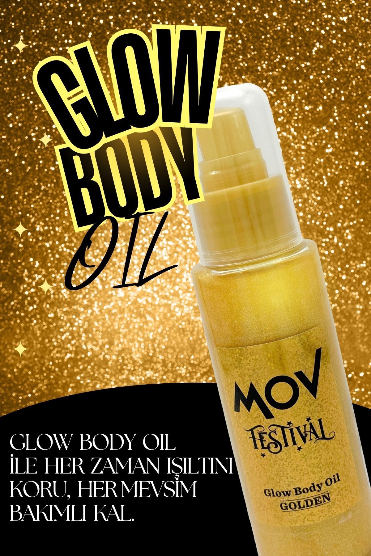 MOV FESTIVAL GLOW BODY OIL GOLDEN 75 ML