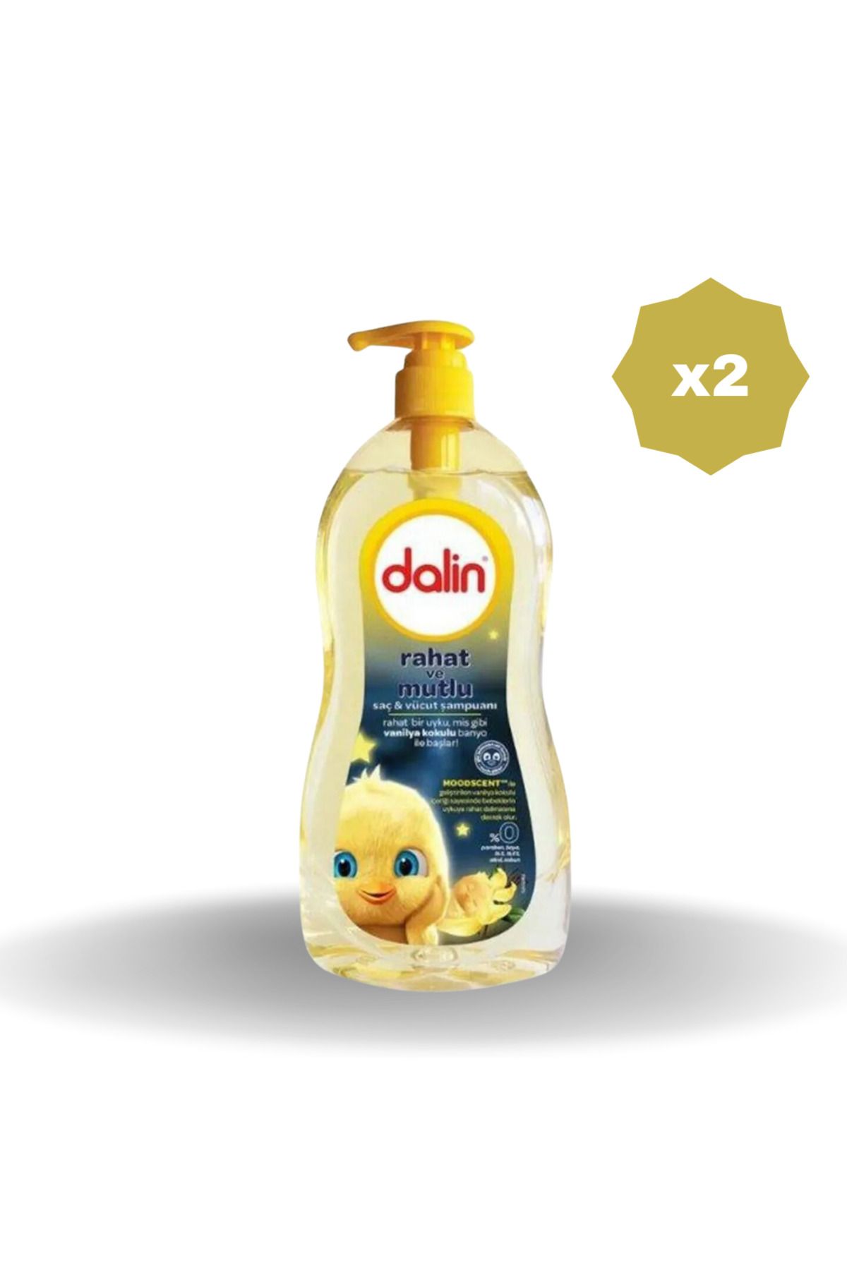 Dalin DALİN RAHAT VE MUTLU SAÇ VÜCUT BEBEK ŞAMPUANI 700 ML - (2 ADET)