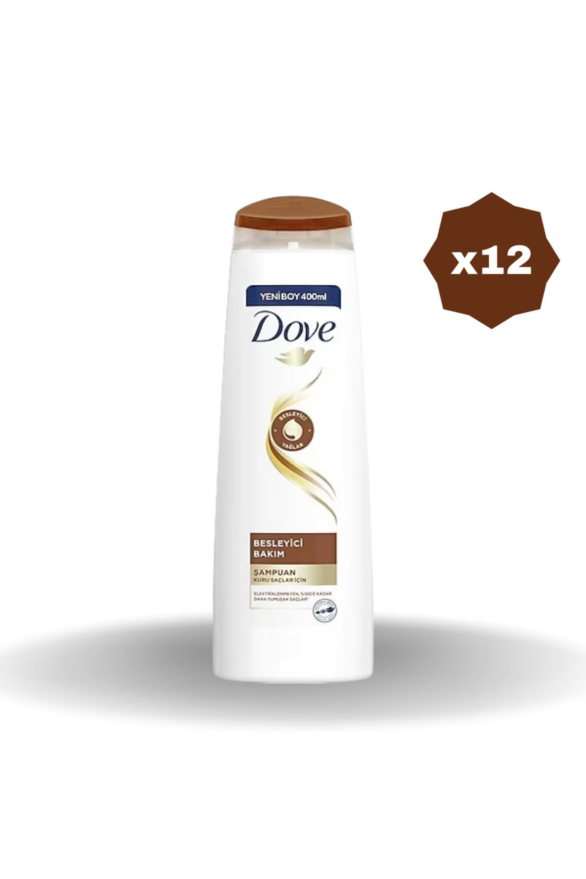 Dove BESLEYİCİ BAKIM ŞAMPUAN 400 ML - (12 ADET)