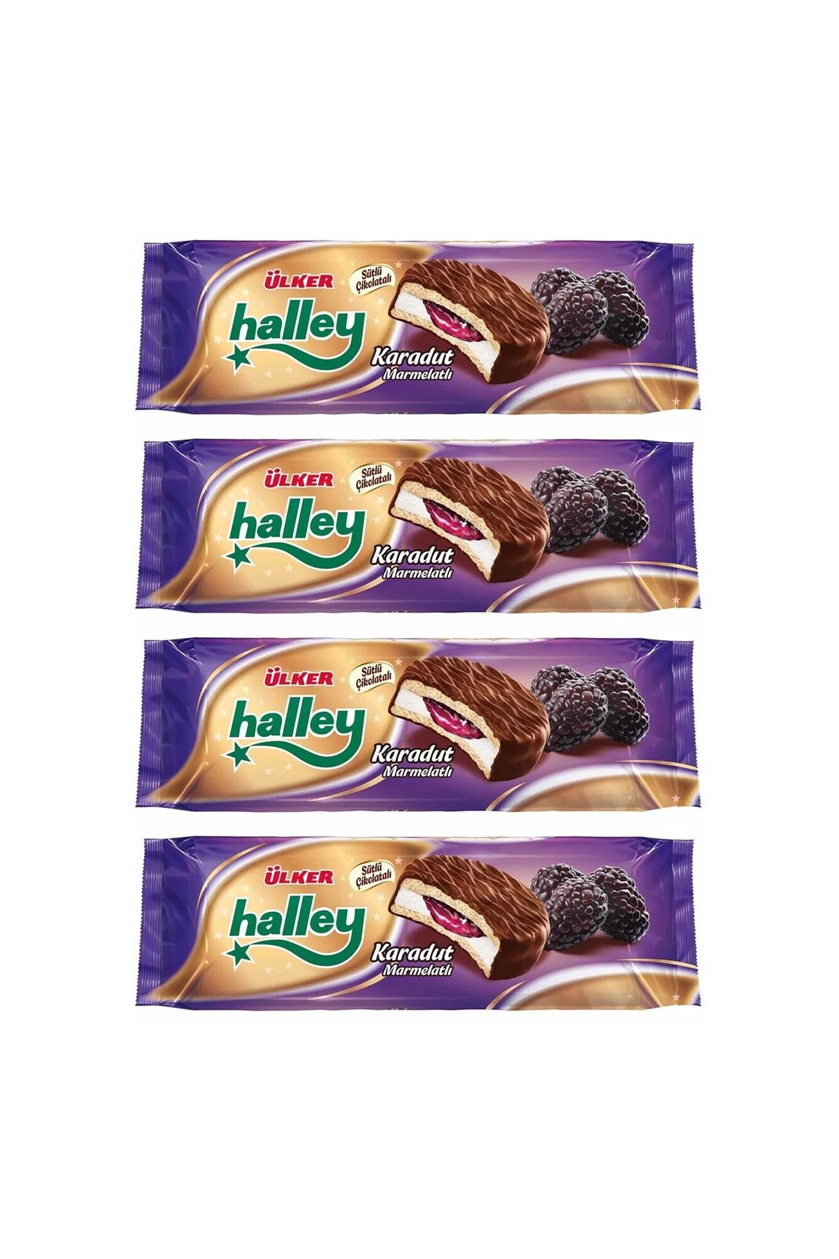 Ülker Halley Karadut Marmelatlı 236 gr 7 li x 4 Adet