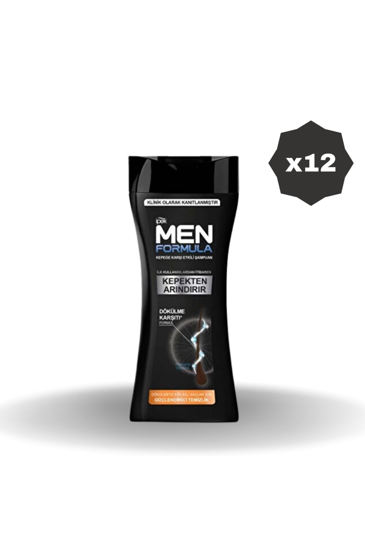 İpek İPEK MEN FORMULA DÖKÜLME KARŞITI ŞAMPUAN 480 ML - (12 ADET)