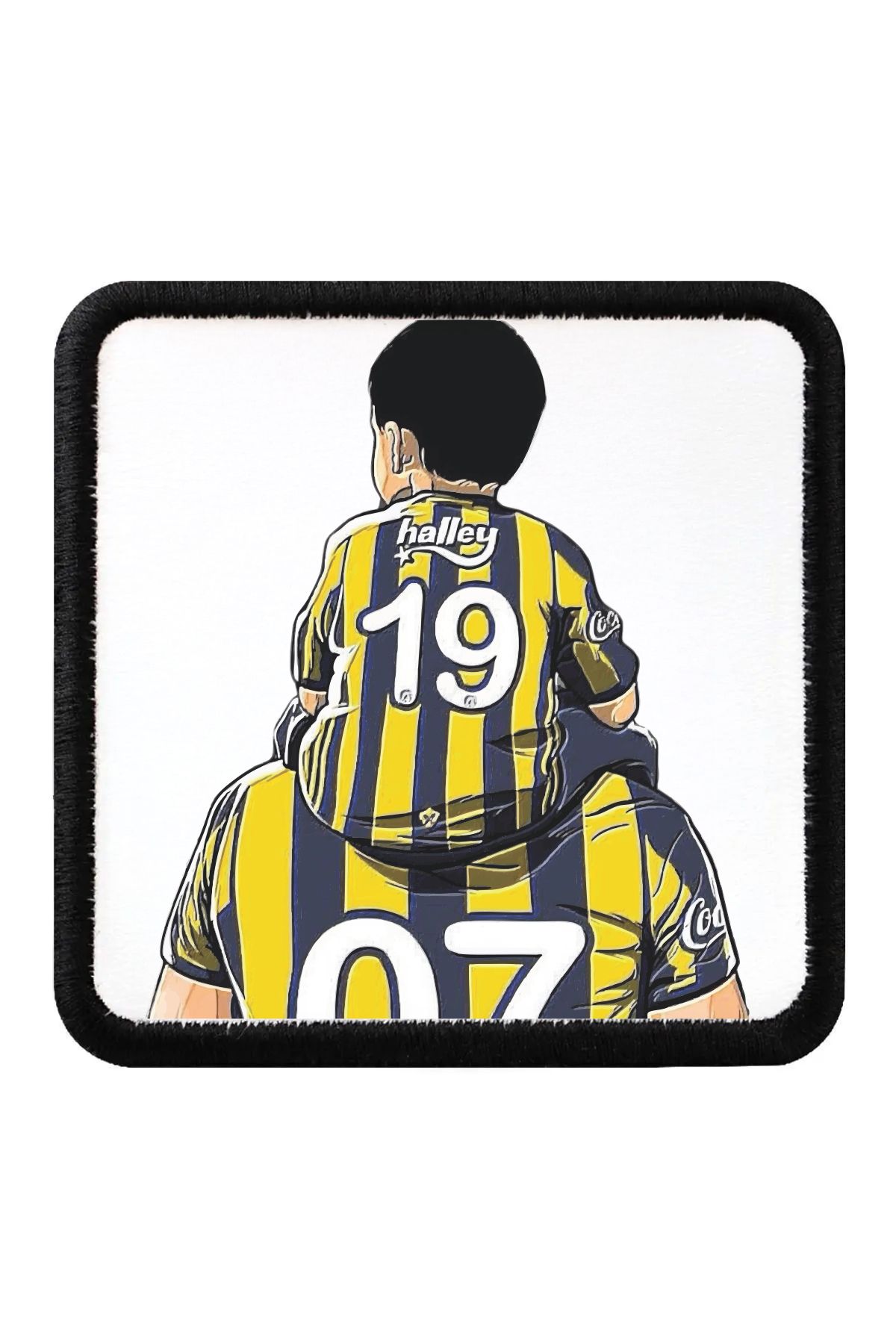 CraftID Taraftar 1907 Tasarımlı Değiştirilebilir Beyaz Patch