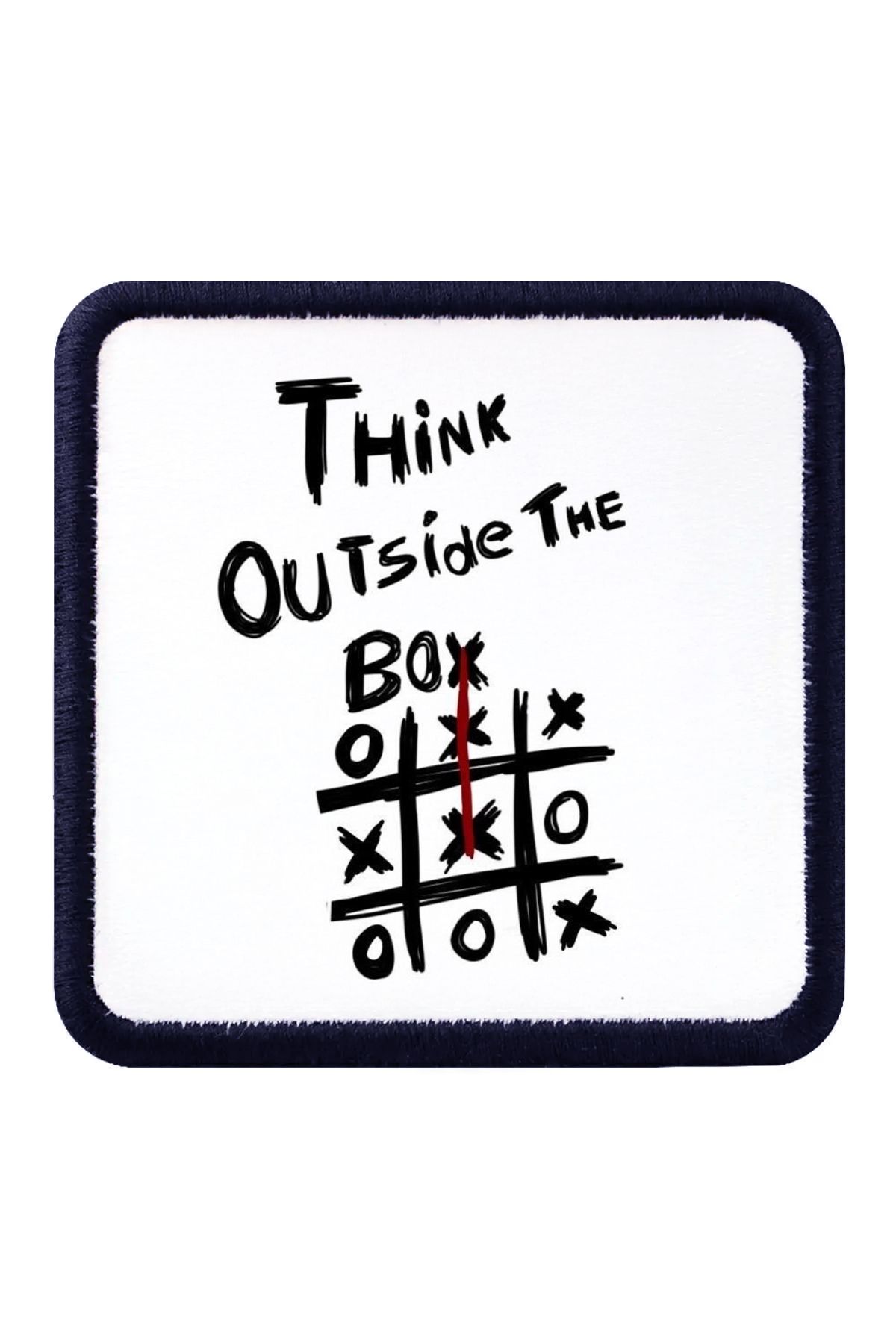 CraftID Think Outside The BOX Tasarımlı Değiştirilebilir Beyaz Patch