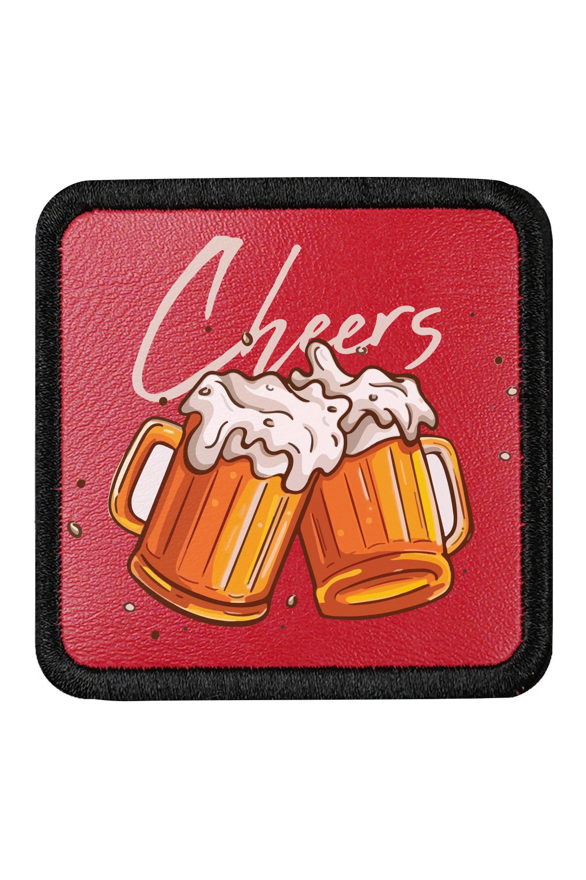 CraftID Cheers Tasarımlı Değiştirilebilir Kırmızı Patch