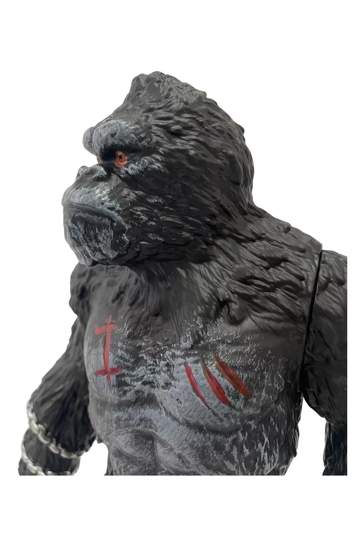 toysandmore-Godzilla Vs. Kong - Giant King Kong King Gorilla Action Figure, Large Size 25 cm 6