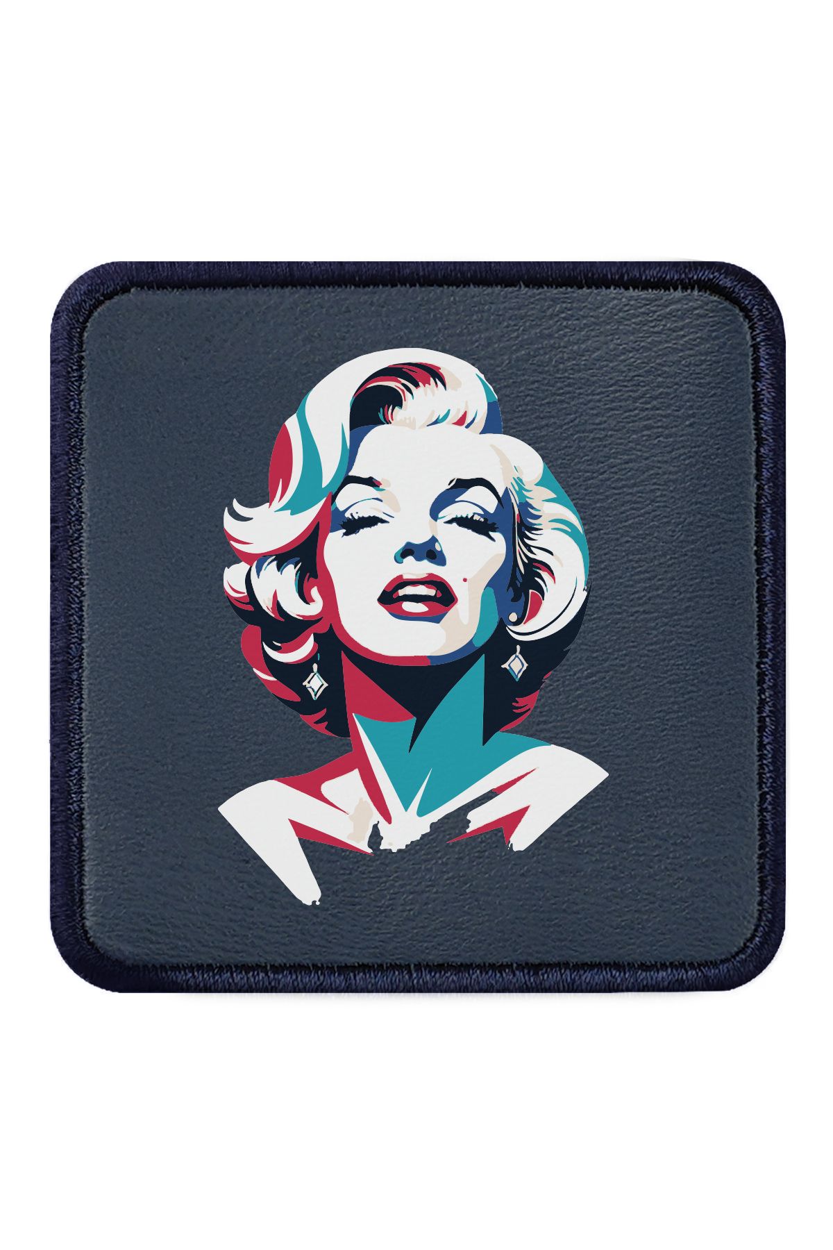 CraftID Marilyn Monroe Tasarımlı Değiştirilebilir Lacivert Patch