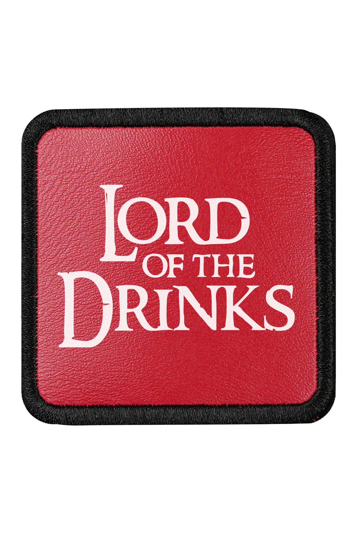 CraftID Lord Of The Drinks Tasarımlı Değiştirilebilir Kırmızı Patch