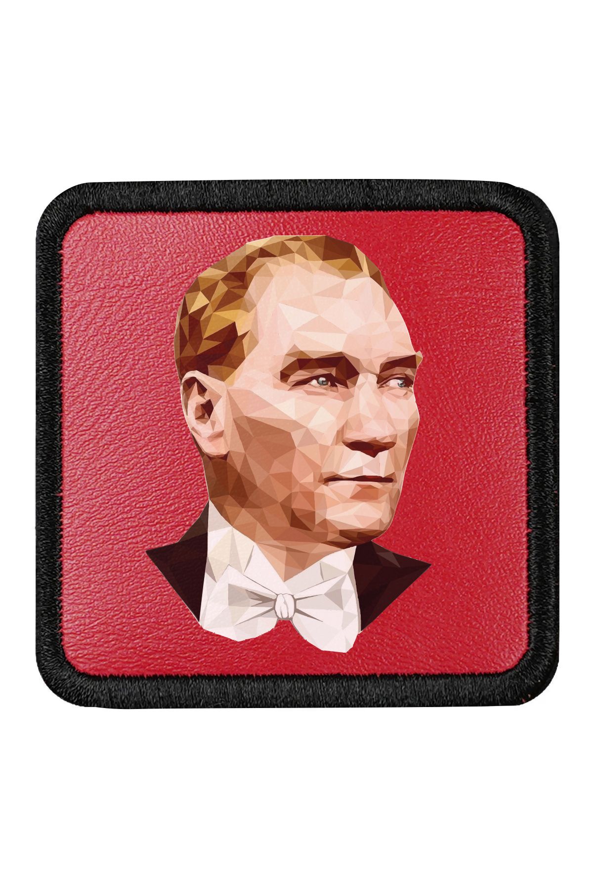 CraftID Atatürk Tasarımlı Değiştirilebilir Kırmızı Patch