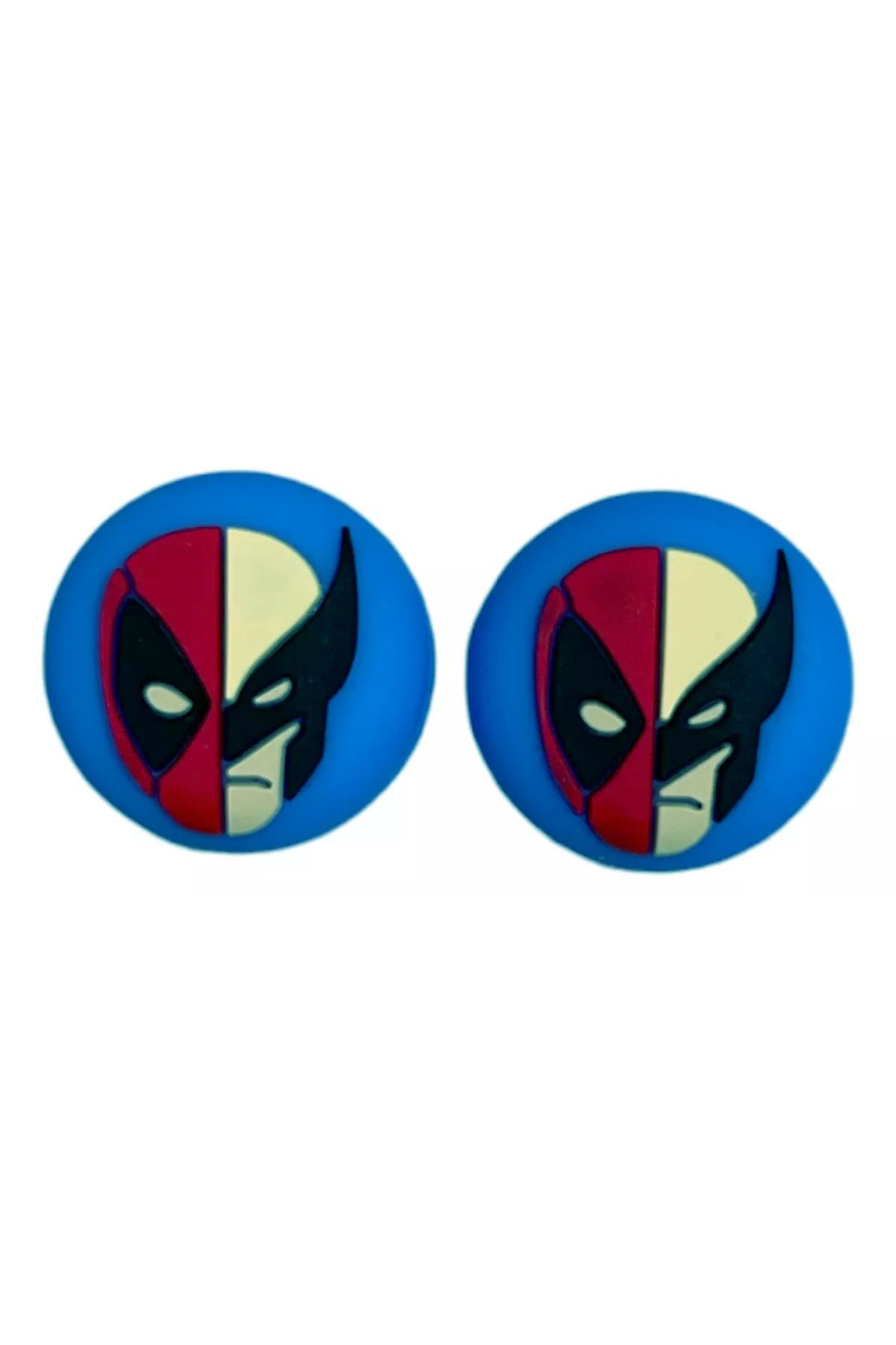 Dobe Deadpool & Wolverine  PS5/PS4/PS3/Xbox One/One X/One S/Series X/Series S  3D Analog silikon -2 Adet