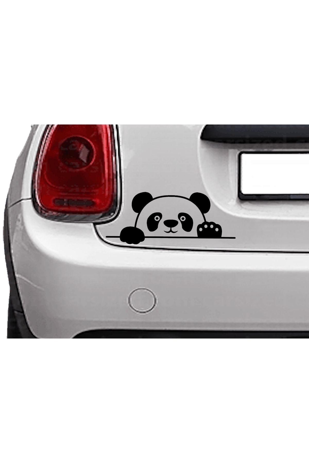 SOFT Panda Bagajdan Bakan Panda Oto Cam Sticker 20 X 8 Cm