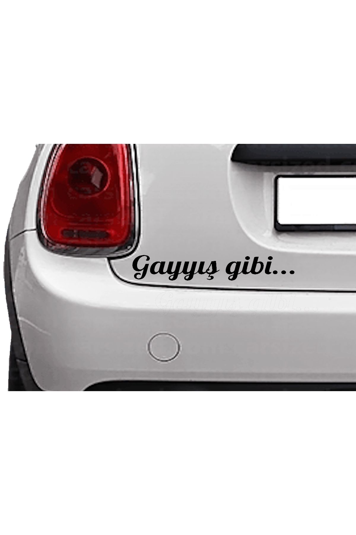 SOFT Gayyış Gibi Oto Sticker Araba Cam Sticker 20 X 4 Cm