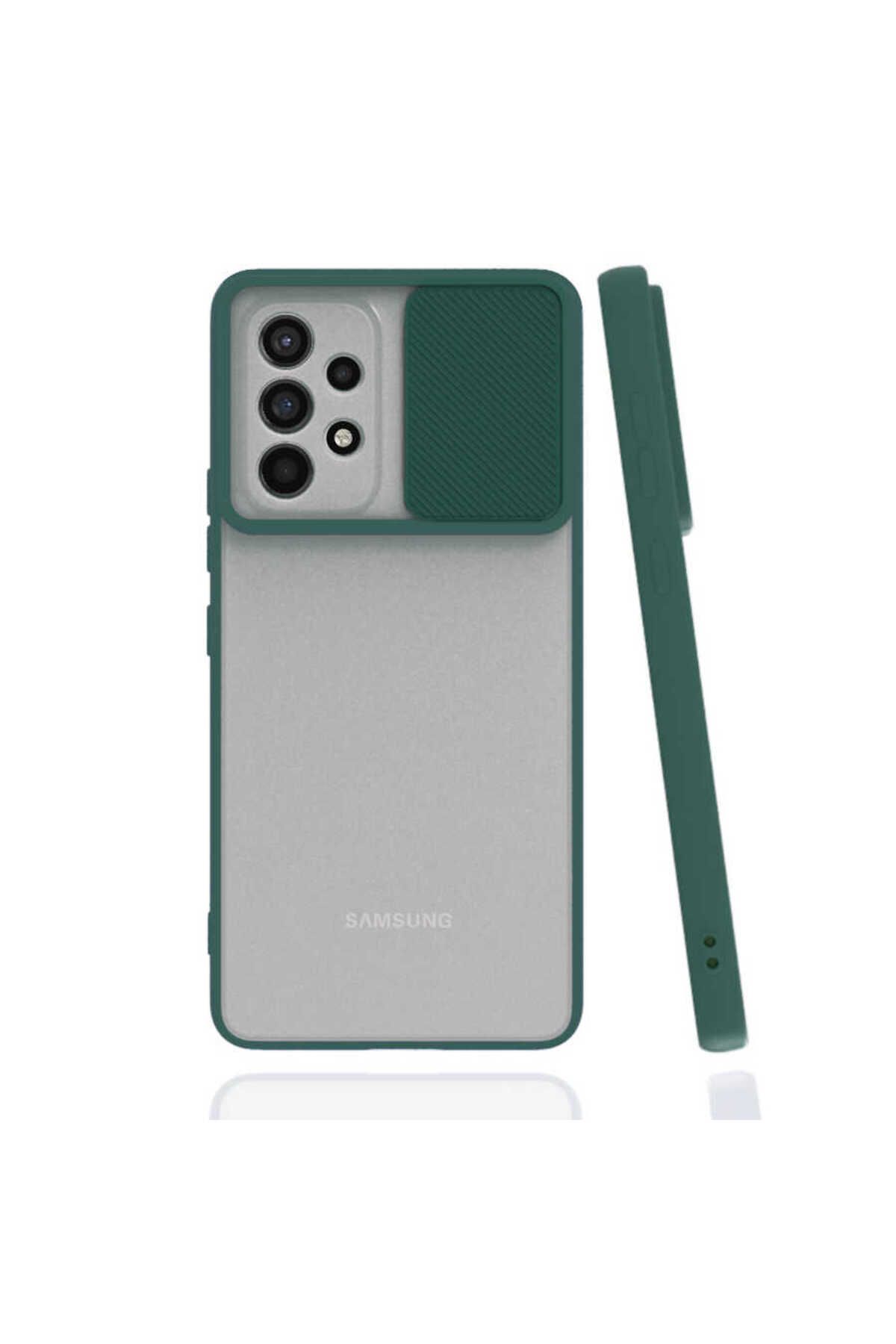 gaappy Nelsi Serisi Samsung Galaxy A73 Koyu Yeşil Kapak