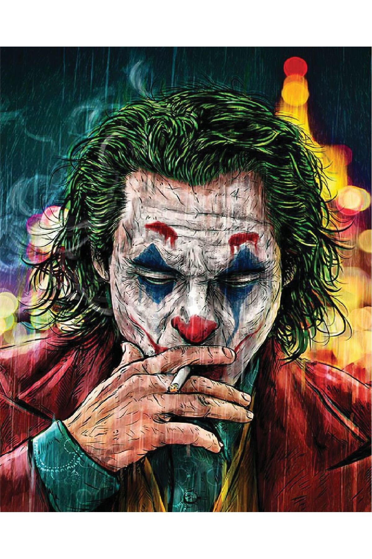 Tuval Dünyası Mavi Kanat Hediye Dünyası Sayılarla Boyama Tuval Seti 40x50 cm JOKER