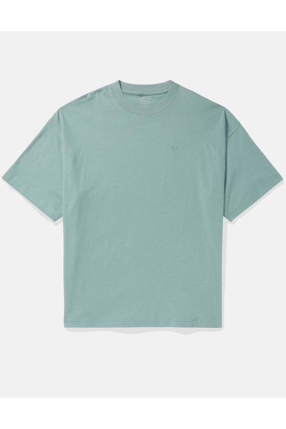 AMERICAN EAGLE-Ae Oversized Crewneck T-shirt 3